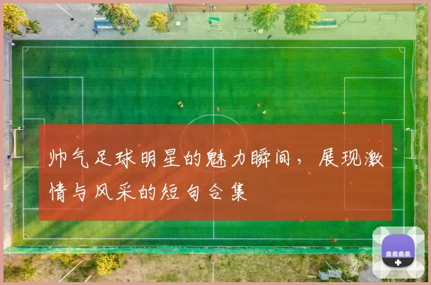 帅气足球明星的魅力瞬间，展现激情与风采的短句合集